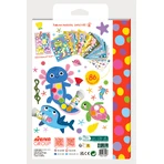 Coloring card Dots4Fun - Axolotl