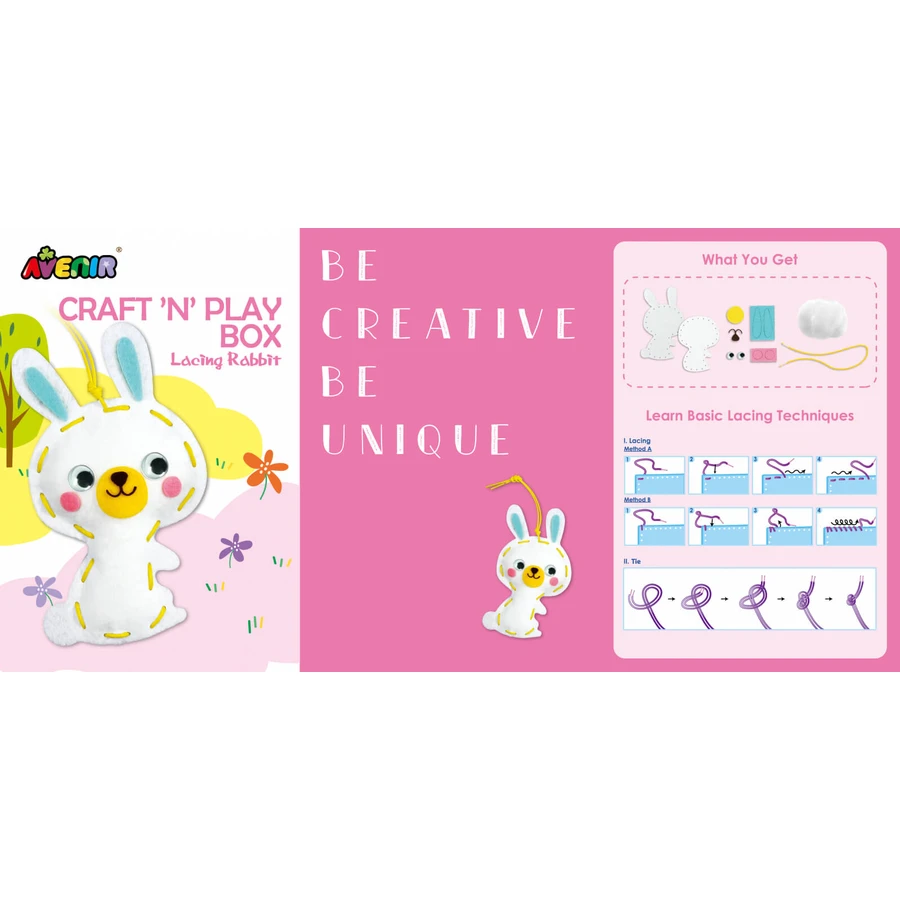 XXL creative sewing set - Craft 'N' Play Box