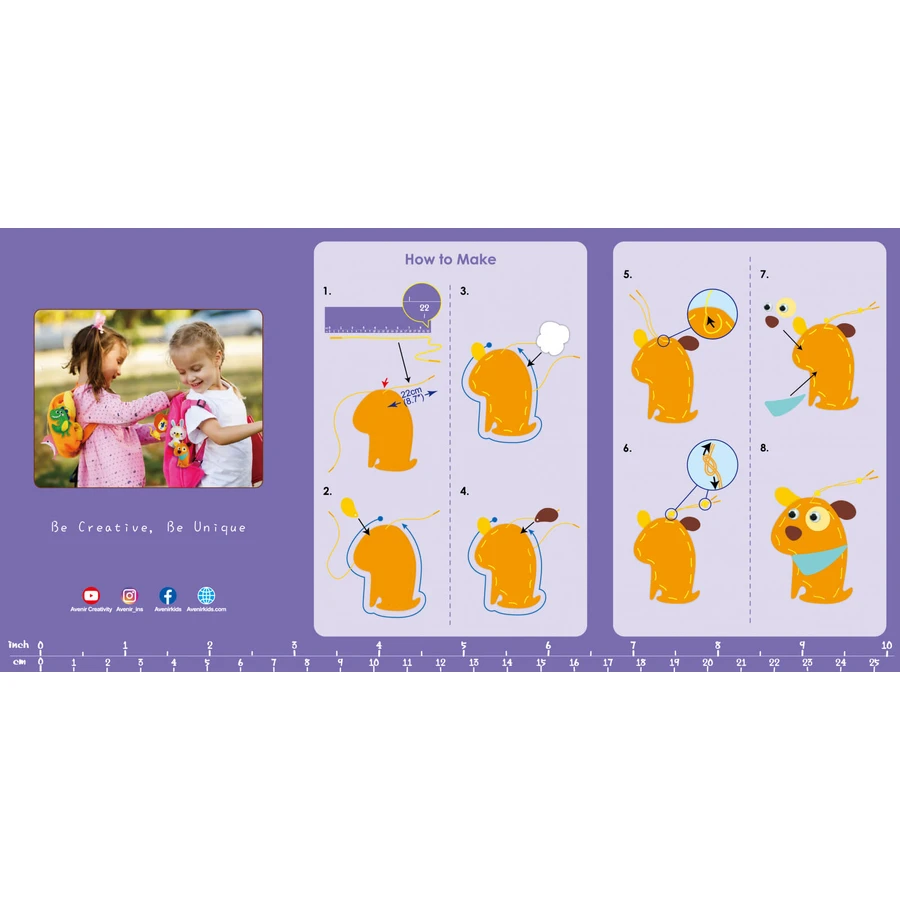XXL creative sewing set - Craft 'N' Play Box