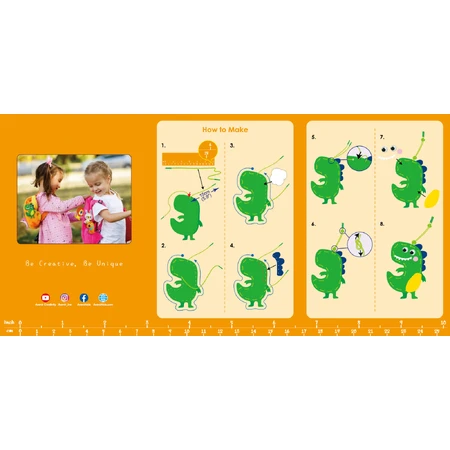 XXL creative sewing set - Craft 'N' Play Box