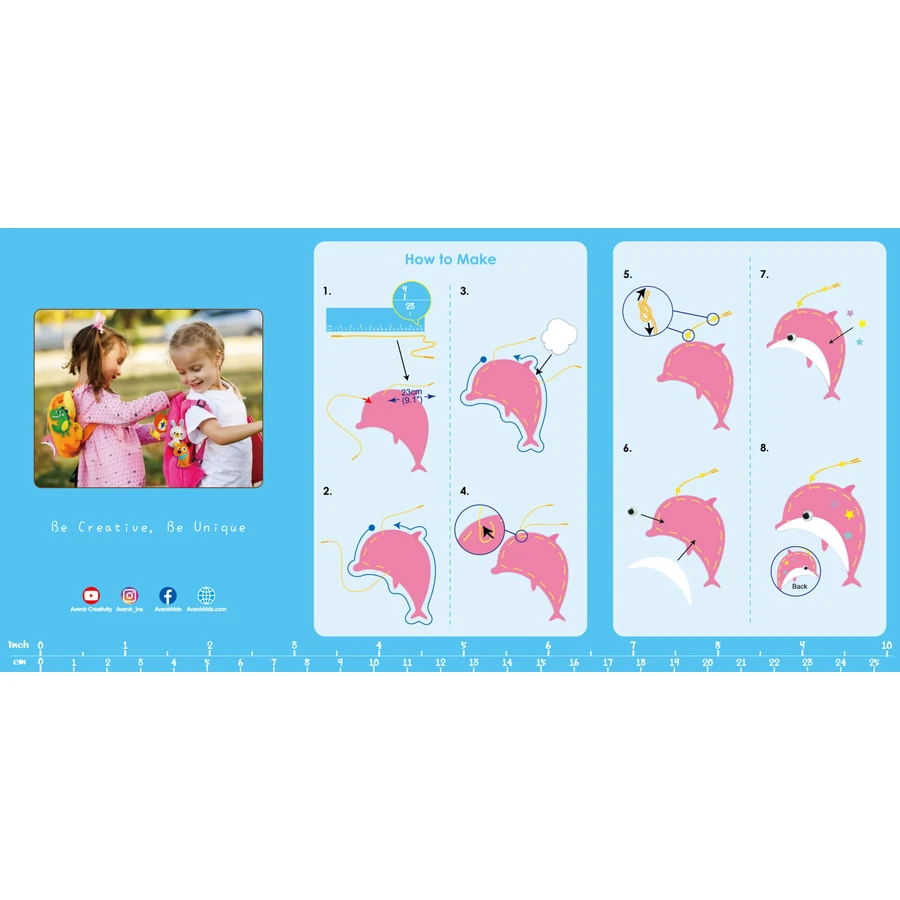 XXL creative sewing set - Craft 'N' Play Box