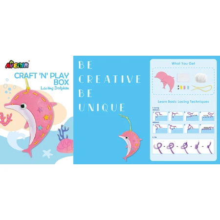 XXL creative sewing set - Craft 'N' Play Box