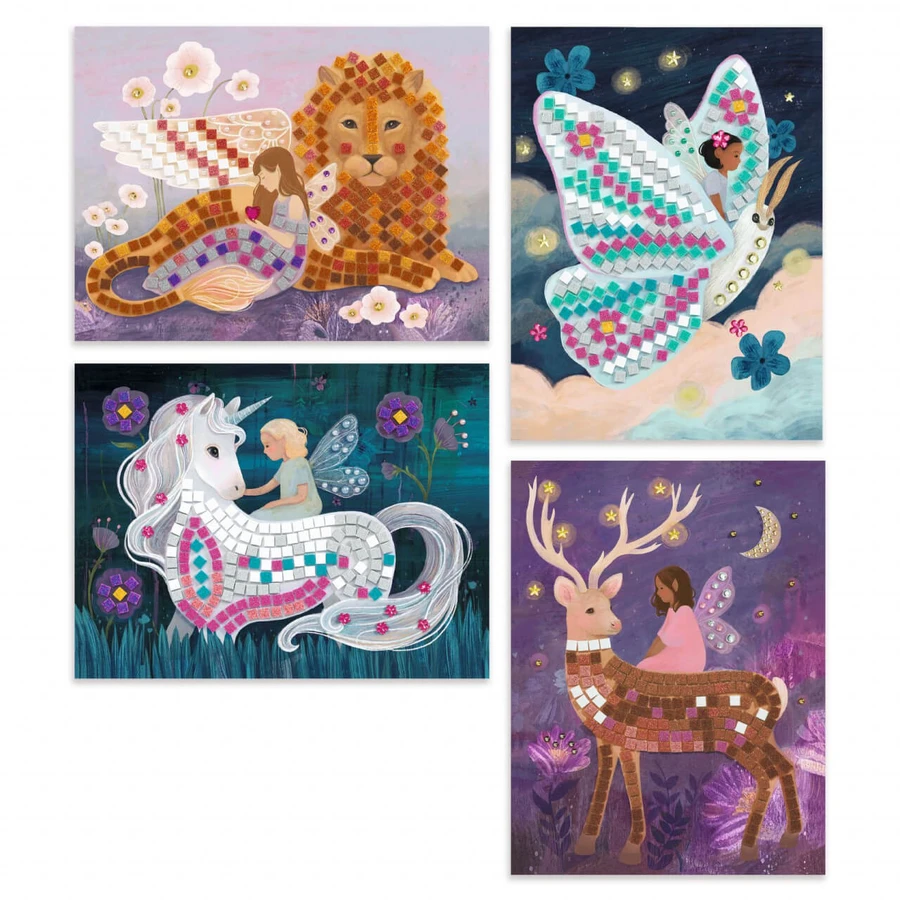Enchanted Unicorn mosaic, Djeco