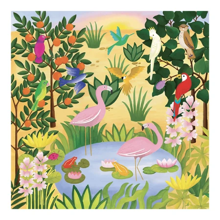 Inspiré par Le Douanier Rousseau, transfert Candid, Djeco
