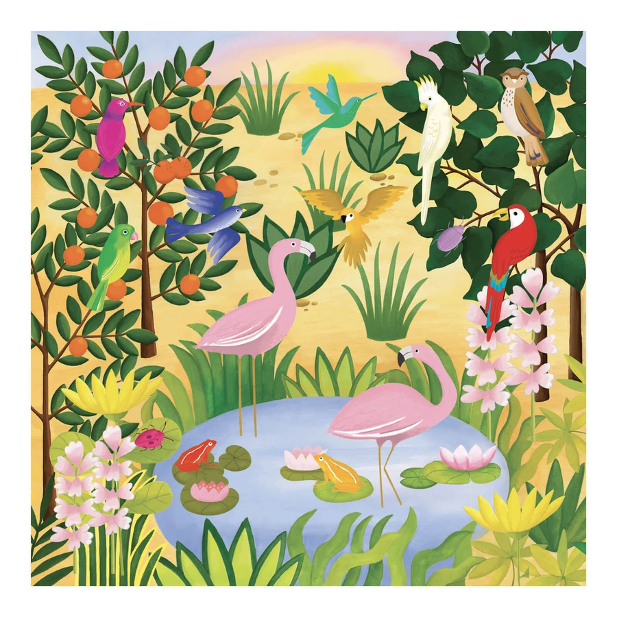 Inspiré par Le Douanier Rousseau, transfert Candid, Djeco