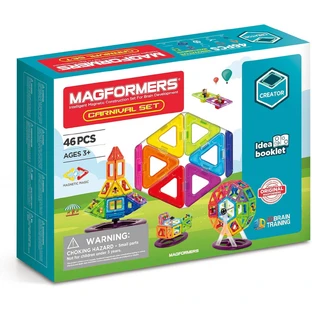 Jeu de construction magnétique Magformers, Carnival Plus, 48 pièces