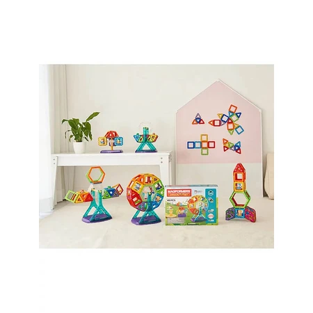 Jeu de construction magnétique Magformers, Carnival Plus, 48 pièces