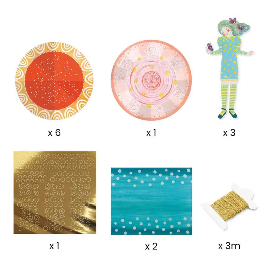 Creative workshop Paper dresses, Djeco