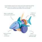 Juguete para empujar Happy shark, Orange Tree Toys