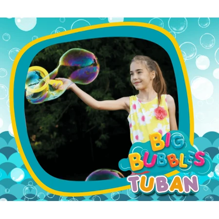 Soap Balloons set, in net, accessories + solution 250ml
