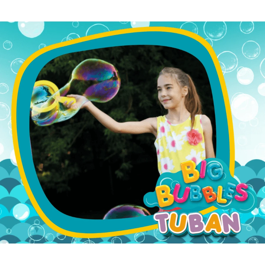 Soap Balloons set, in net, accessories + solution 250ml