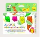 Set of 4 Mini Neon Markers - Animal