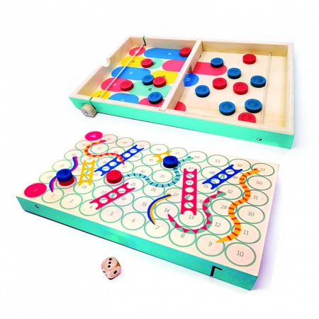 Brettspiele 3 in 1 Pucketriple, Svoora