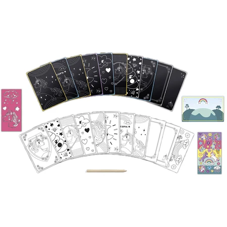 Creative unicorn shaving and coloring set