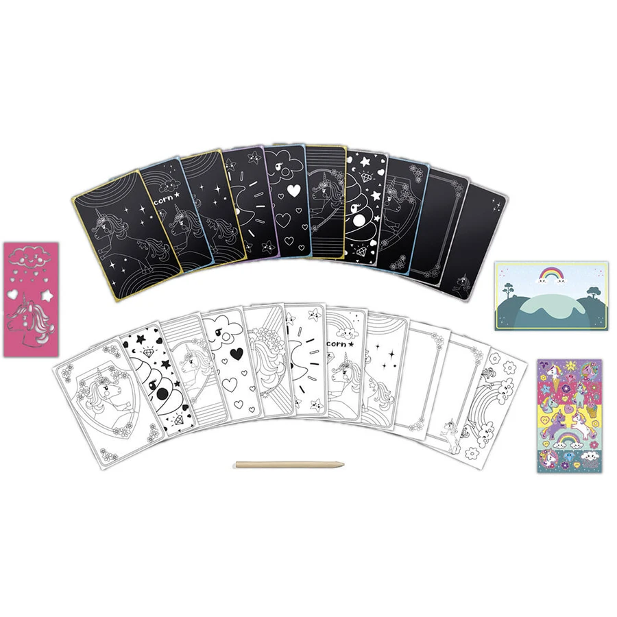 Creative unicorn shaving and coloring set