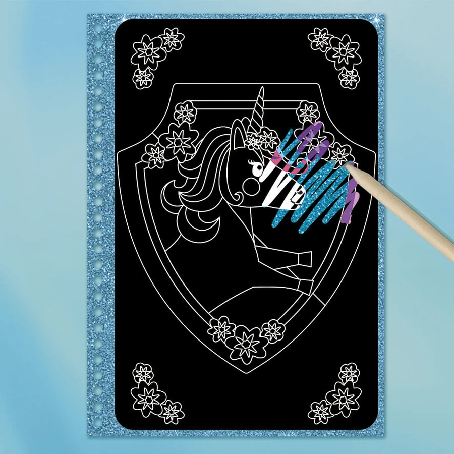 Creative unicorn shaving and coloring set