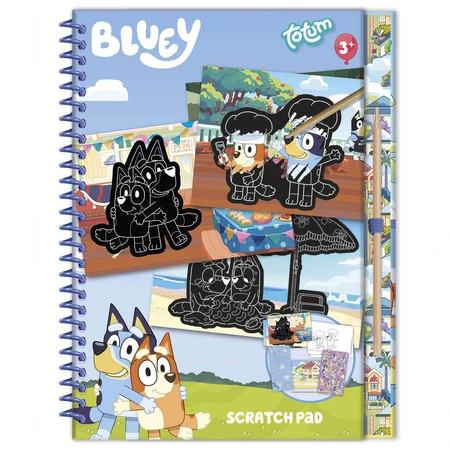 Creative Scraping and Coloring Set, Bluey, Totum
