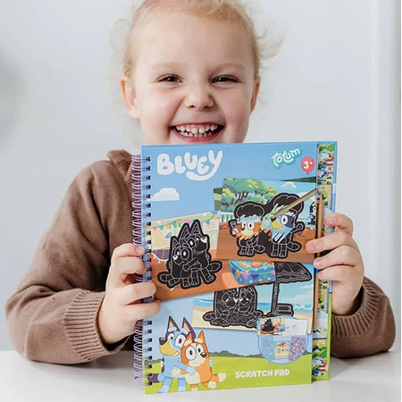 Creative Scraping and Coloring Set, Bluey, Totum