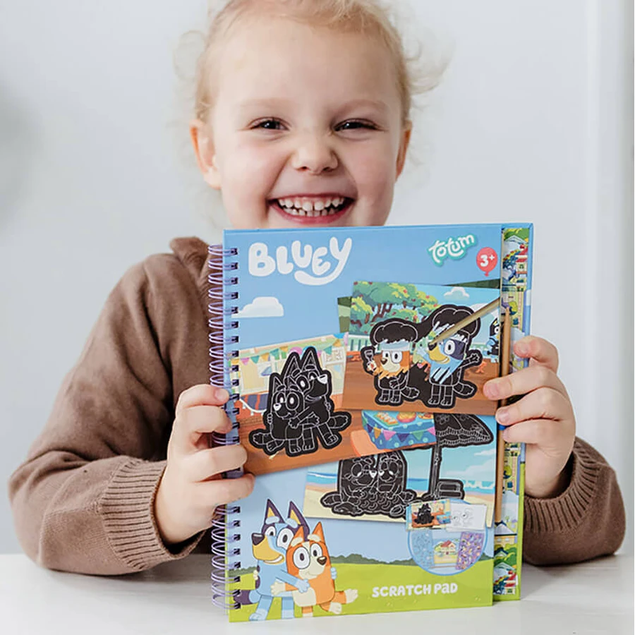 Creative Scraping and Coloring Set, Bluey, Totum