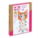 DIY Set Djeco, Mobile with bells and glitter - Kitten