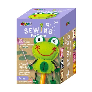 DIY sewing set - decoration pencil topper - Frog