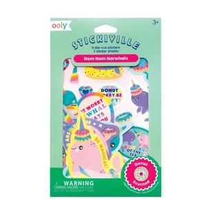 Scented stickers - Stickiville Nom Nom Nom Narwhals