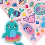 Scented stickers - Stickiville Nom Nom Nom Narwhals