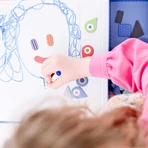 Arte magnético y juego de puzzle - Formas