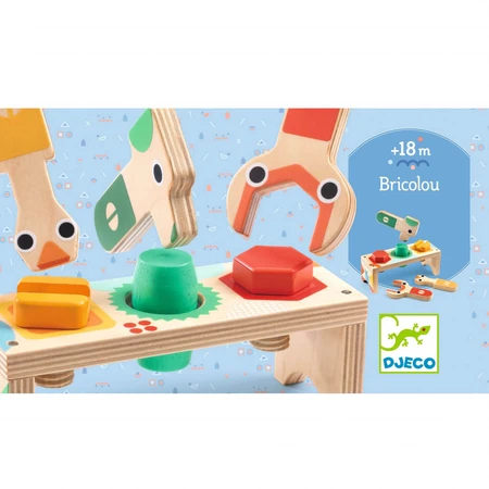 Workbench with screws, Bricolou Djeco
