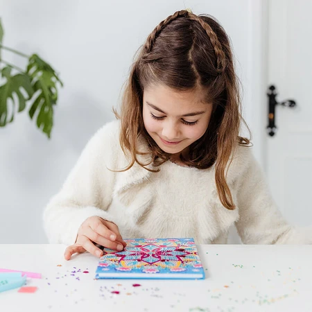 DIY set My Diary with lotus mandala and diamonds, Totum