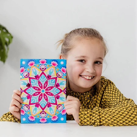 DIY set My Diary with lotus mandala and diamonds, Totum