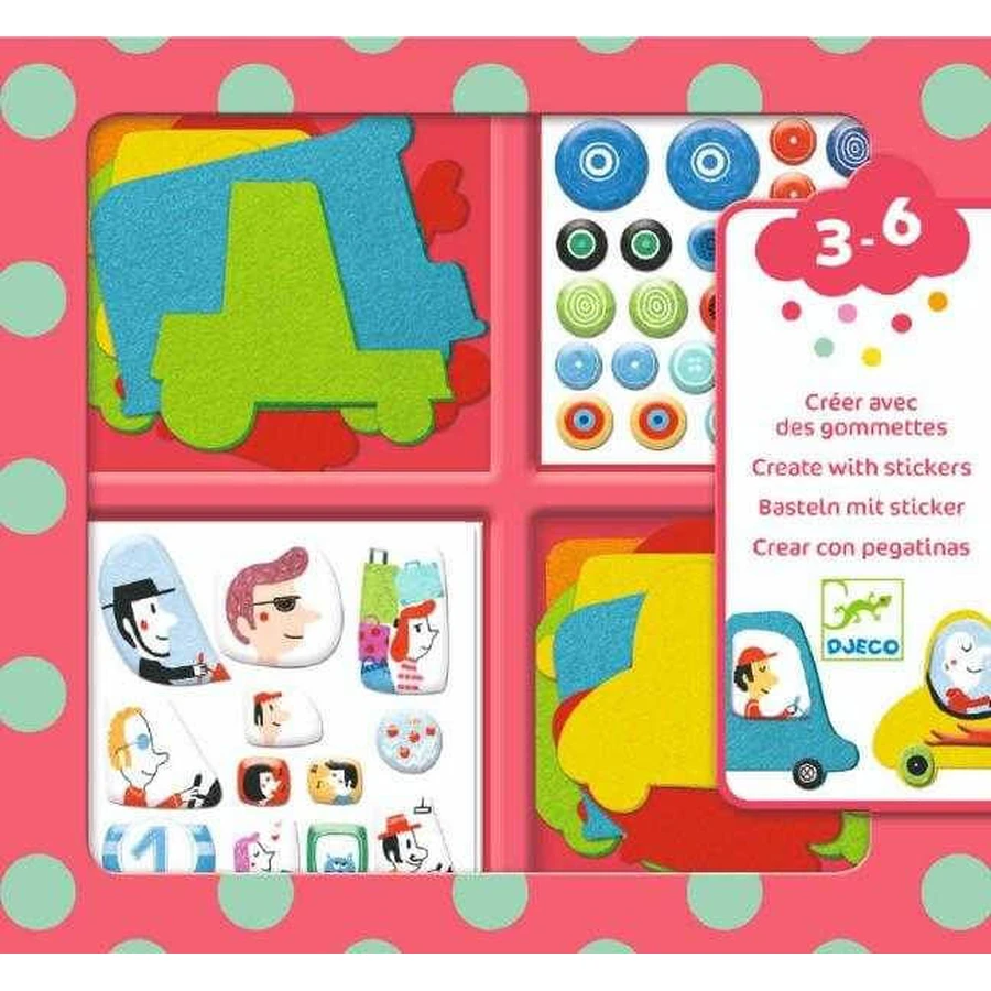 Collage cars Djeco