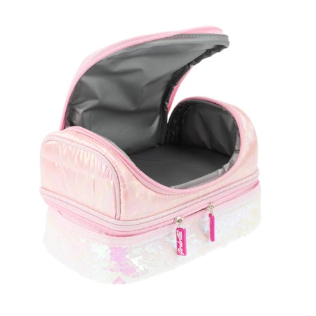 Girabrilla lunch box - quilted thermal box with reversible sequins and waterproof interior