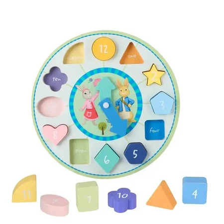 Peter Rabbit™ reloj puzzle, Orange Tree Toys