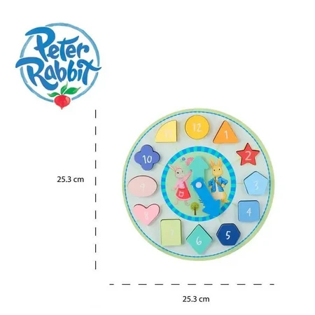 Peter Rabbit™ reloj puzzle, Orange Tree Toys