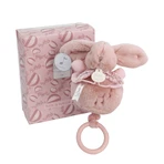 Lapin musical Doudou® - rose, 20 cm