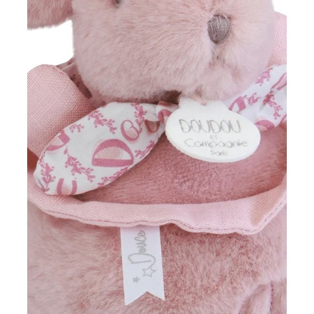 Lapin musical Doudou® - rose, 20 cm