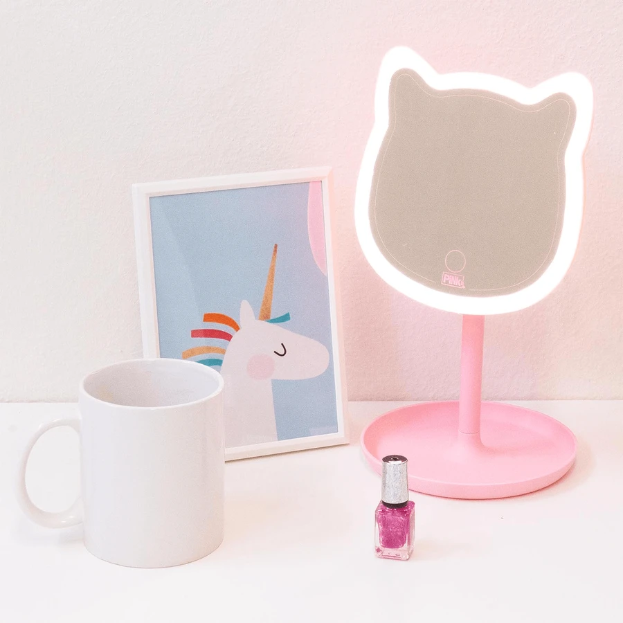 Pink It makeup mirror