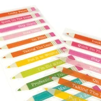 Stickiville Lucky Pencils vinilo adhesivo transparente