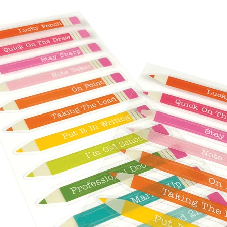 Stickiville Lucky Pencils vinilo adhesivo transparente