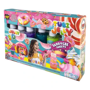 SET JELLY TUBES (modeling gel) with 6 colors - SWEETS