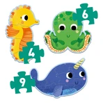 Djeco Evolution Puzzelset, Oceaan