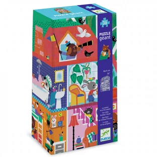 Puzzle gigante Little Friends House, Djeco