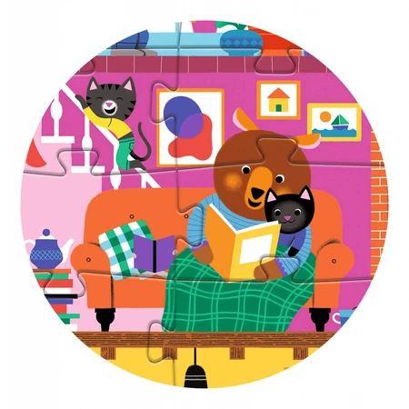 Puzzle gigante Little Friends House, Djeco