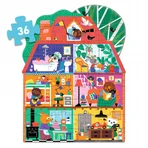 Puzzle gigante Little Friends House, Djeco