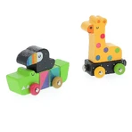 Tren de animales arco iris