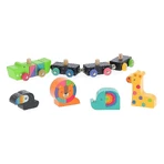 Tren de animales arco iris