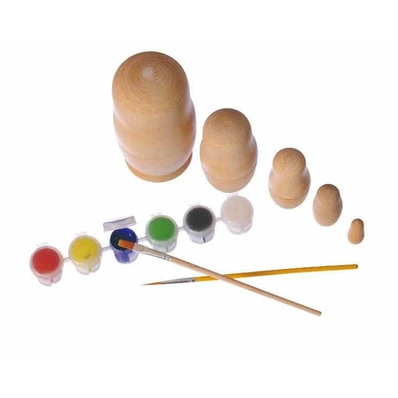 Juego de pintar muñecas matrioskas, juguetes Egmont