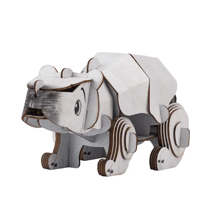 3D puzzle with sounds - Polar Bear, Build 'n' Sound