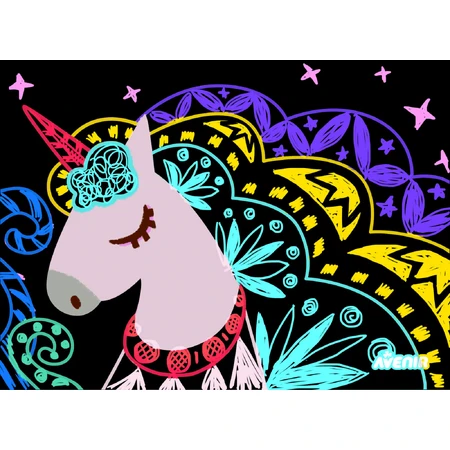 Set de afeitado - 4 Unicornios mágicos